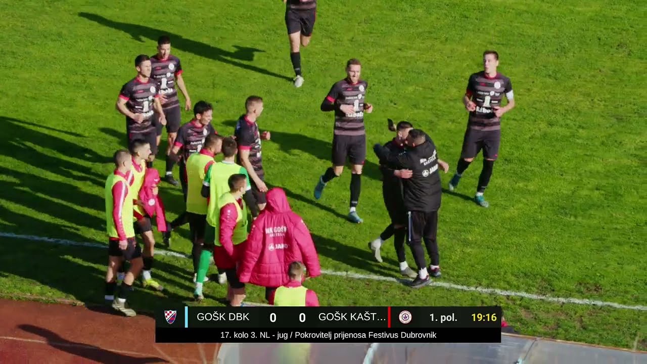 GOŠK Dubrovnik 1919 - GOŠK Kaštela 0:1 (17. kolo 3. NL-jug)