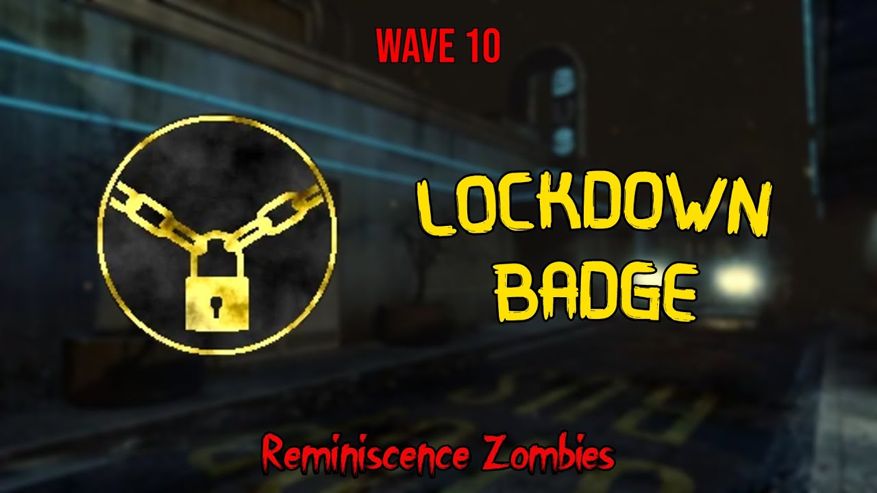 Lockdown Badge SOLO COMPLETE! (Roblox Reminiscence Zombies)
