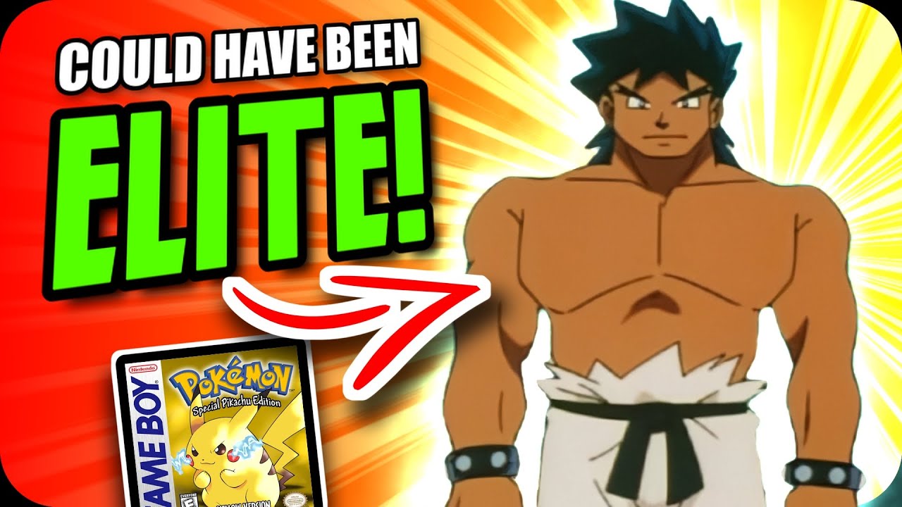 Bruno COULD actually be ELITE in Gen 1, if only GameFreak had... || Pokemon Yellow