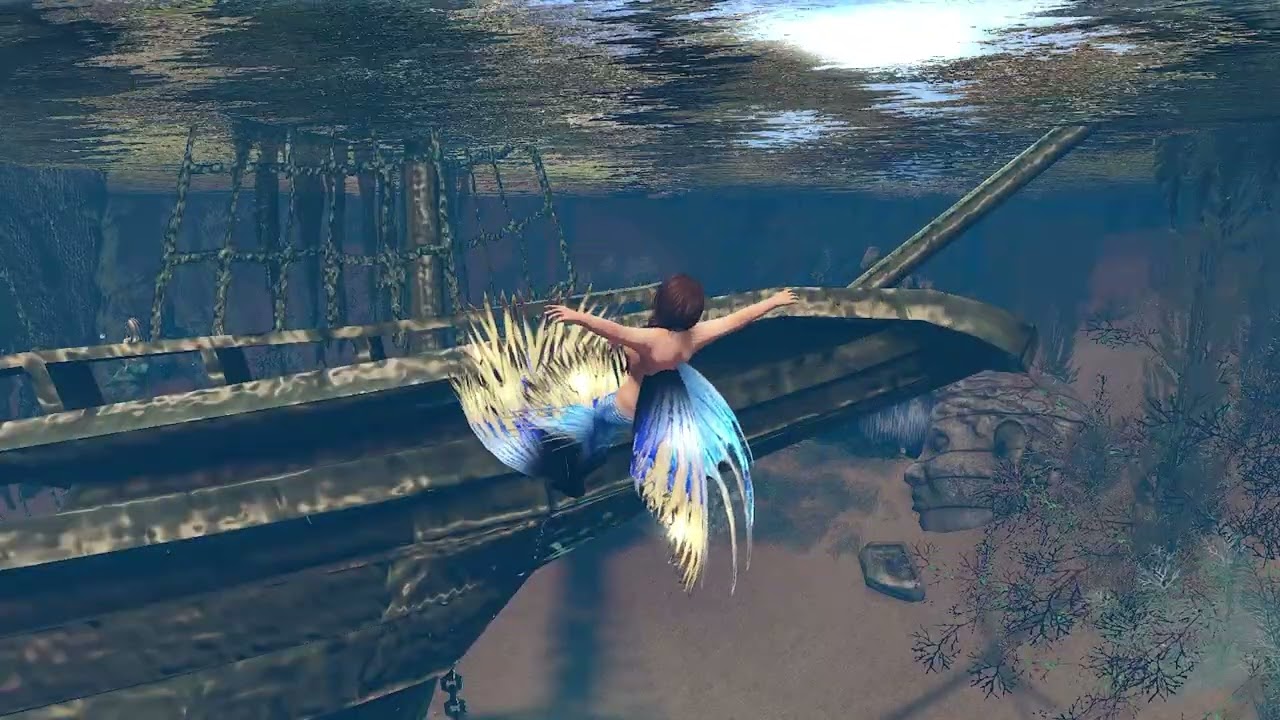 Dreamscape of Reflections | The Mermaid’s Journey | Second Life Fantasy Machinima 🌊