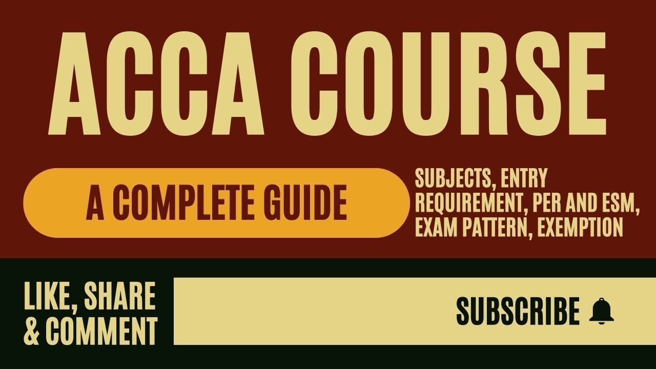 ACCA course 2025 full detail | ACCA after 10th | ACCA after 12th | How to start ACCA 