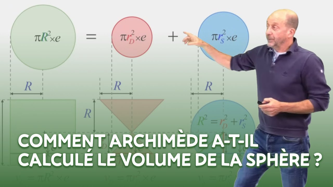 Comment Archimède a-t-il calculé le volume de la sphère ?