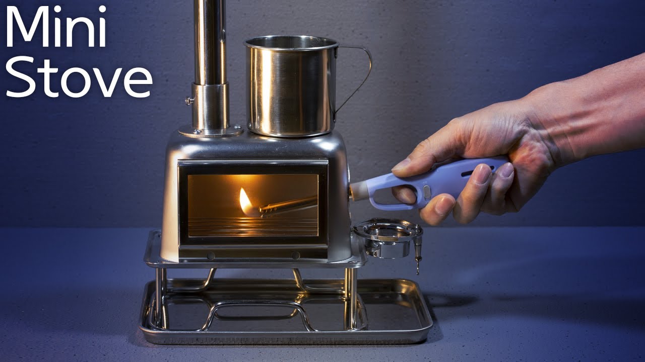 How to make a MINI CAMPING STOVE.