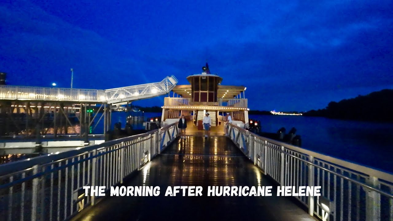 6:30am Sunrise Ferry & Bus Ride From Magic Kingdom To Old Key West~Morning After Hurricane Helene