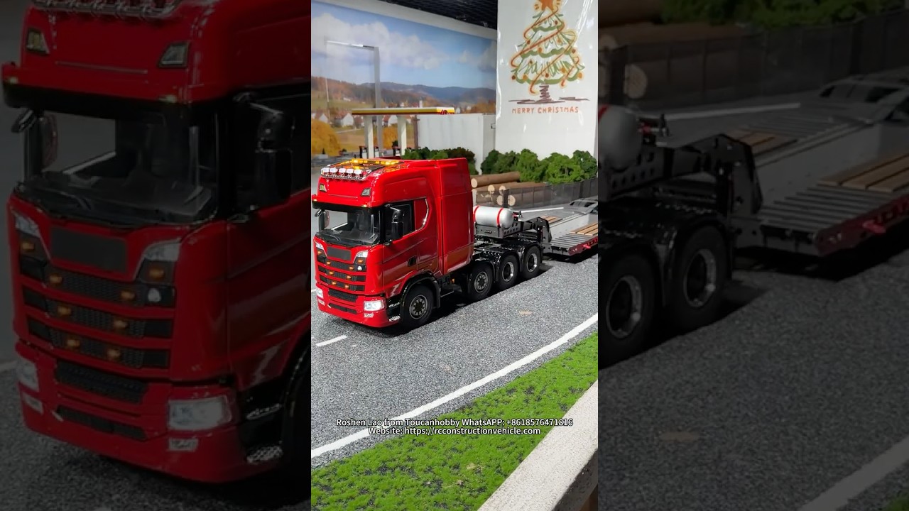 Meet the SC 770S 1/14 8x8 Radio Control Tractor Truck—the ultimate RC team player!  #rc #model