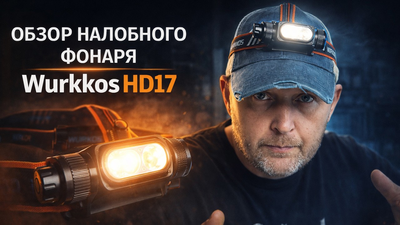 Wurkkos HD17 — лучший налобный фонарь для рыбалки и походов?