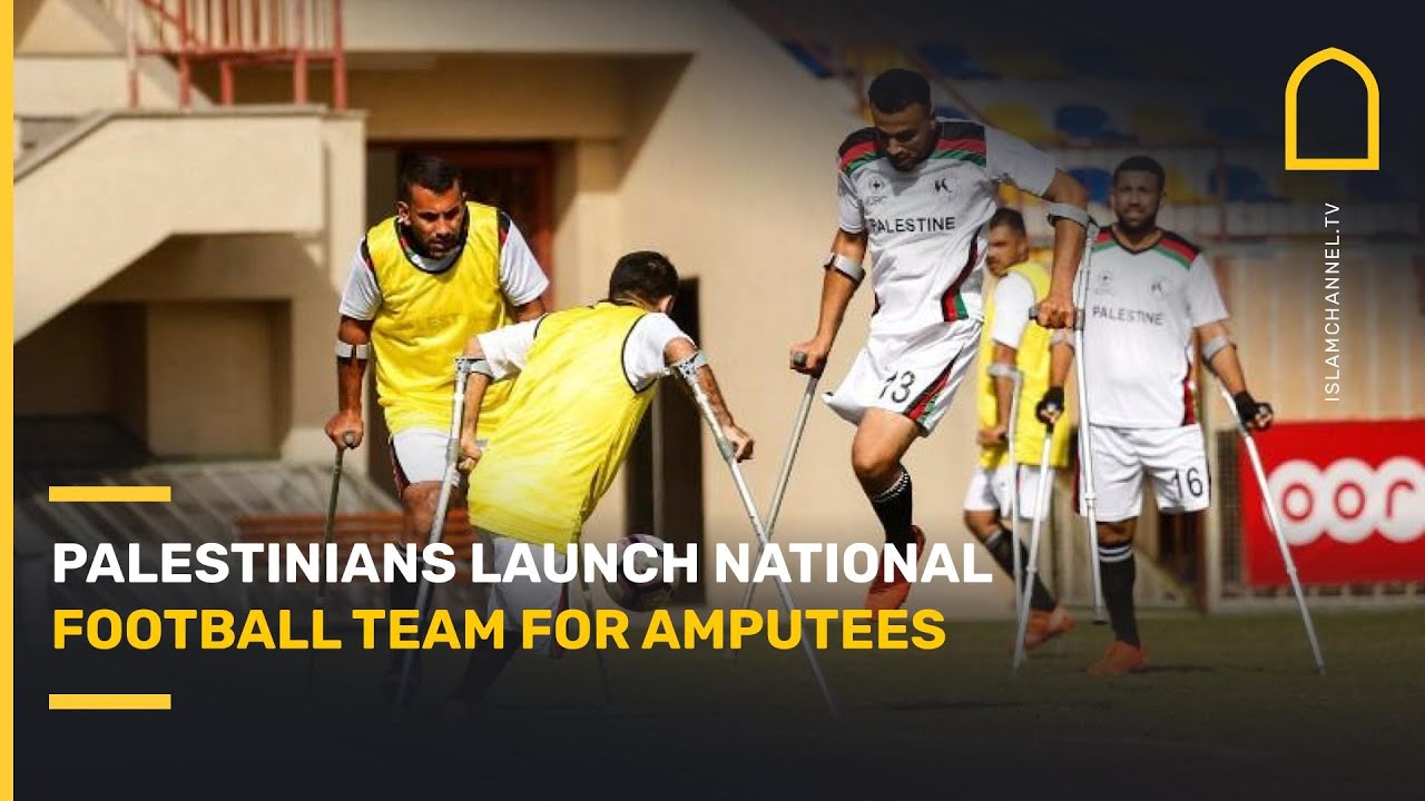 Palestinians launch national football team for amputees