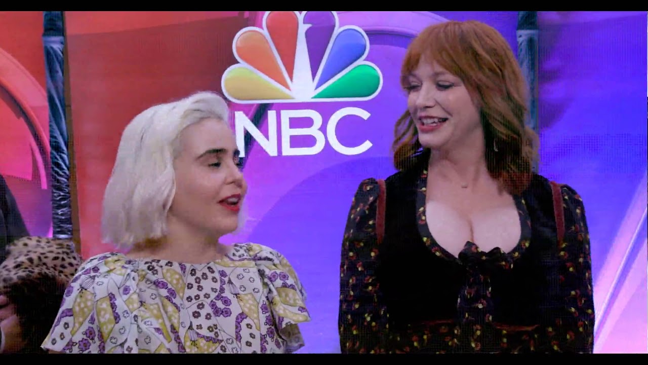 Cox TV - Christina Hendricks and Mae Whitman - Friends with TV Characters