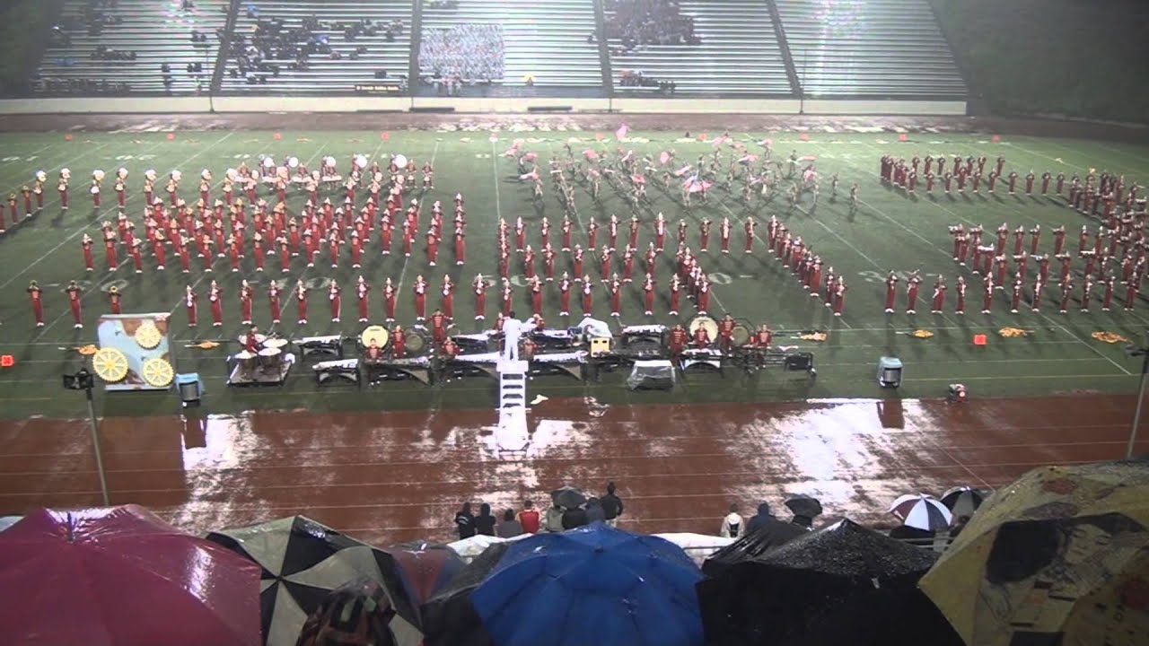 2012 Arcadia Apache Marching Band and Color Guard at Arcadia Festival of Bands