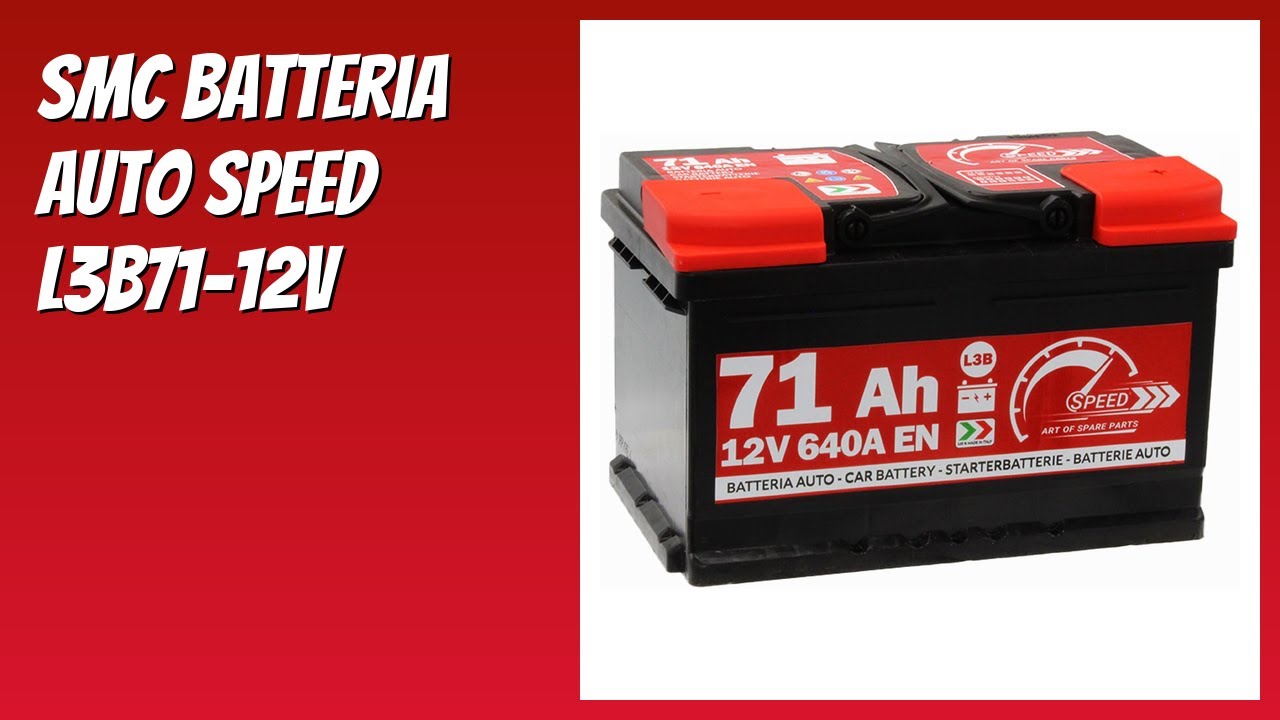 RECENSIONE (2026) : SMC Batteria Auto Speed L3B71-12V. DETTAGLI
