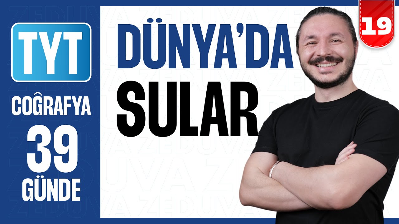 Dünya'da sular konu anlatımı ve soru çözüm | 39 GÜNDE AYRINTILI TYT COĞRAFYA KAMPI 2026 | 19