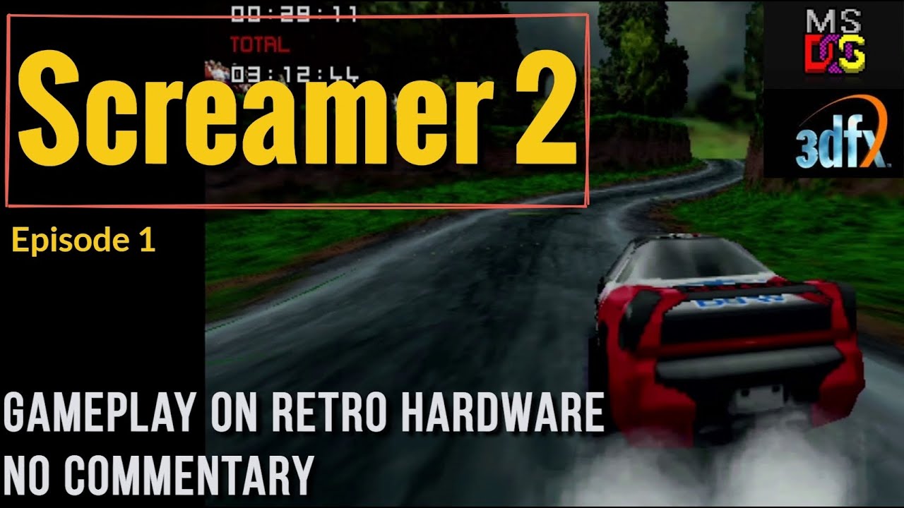 Screamer 2 [Ep.1] - Retro PC Gameplay [AMD K5 PR166 - 3DFX Voodoo 1 - MSDOS 6.22][No Commentary]