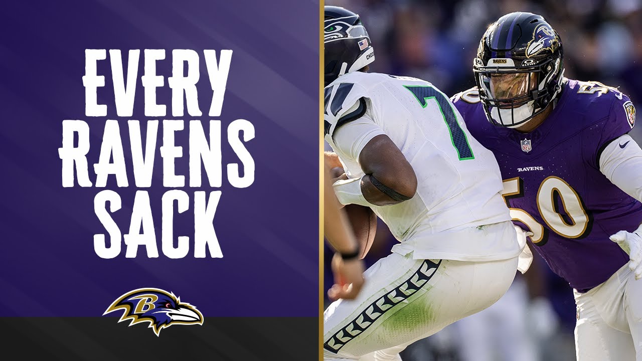 Every Ravens Sack From The 2023 Regular Season | Baltimore Ravens