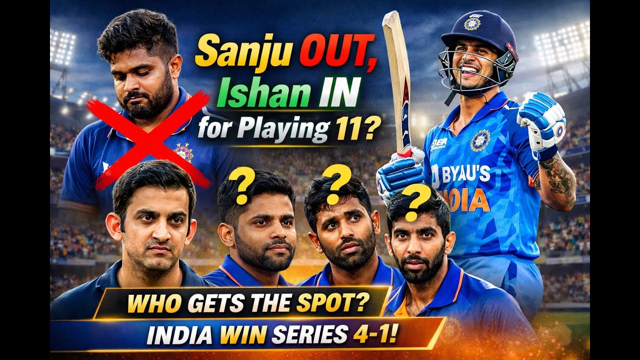 India Clinches Series 4-1 vs New Zealand: Ishan  Historic Hundred  Sanju Struggles | Cricket