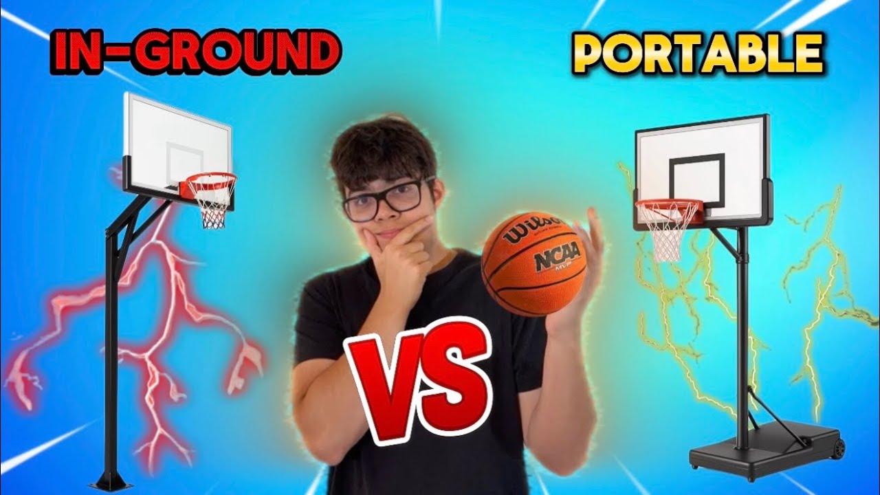 Баскетбольное кольцо, установленное на земле, против переносного! 🏀 *Сумасшедшие результаты*