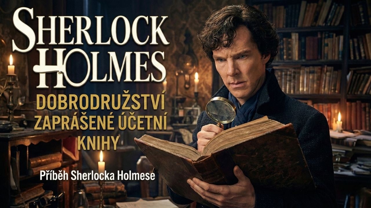 Sherlock Holmes a dobrodružství zaprášené účetní knihy | Příběh Sherlocka Holmese.