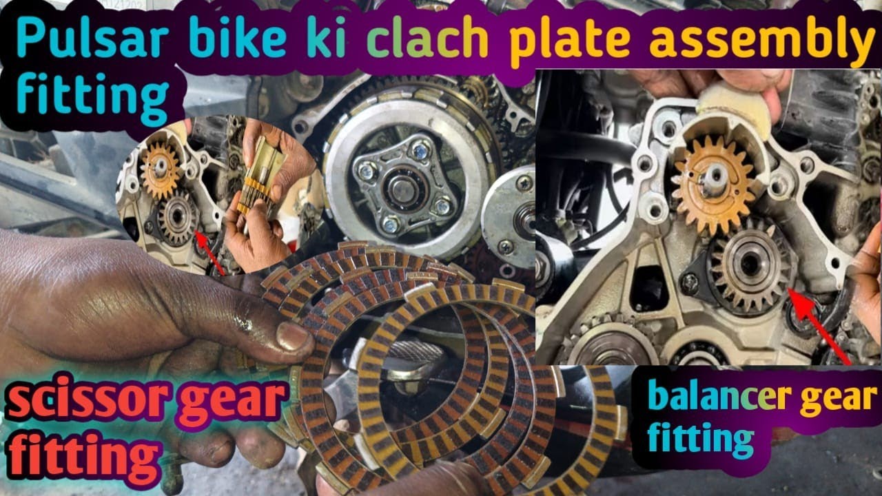 Bajaj Pulsar sizzer gear balancer timing setting