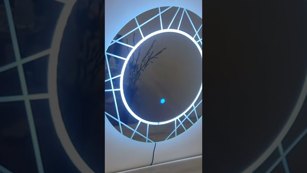 لأول مرة بالمغرب تصميم مرآة مضيئة بجهاز الإستشعار باللمس #miror #led #morroco #africa