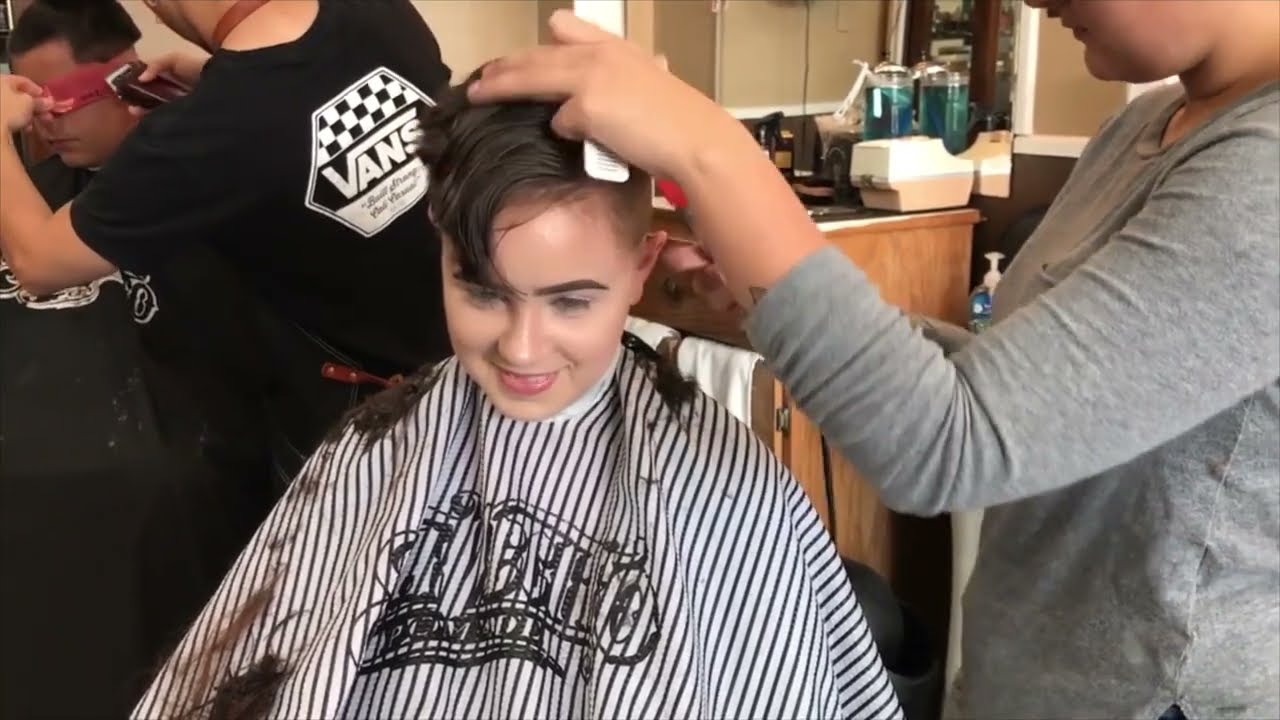 Nikki 2 LV - Pt 3: Long to Undercut Bob to Side Cut Pixie (Free Video)