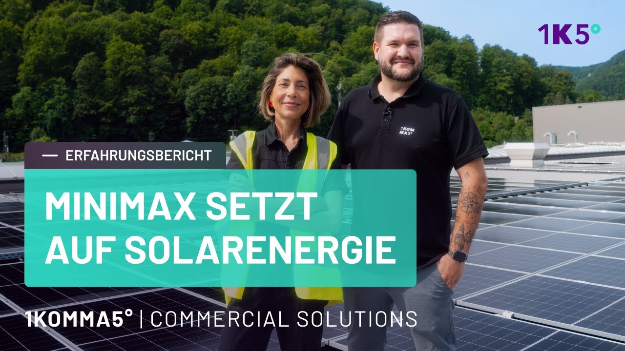 Solar im Werk: Wie 1KOMMA5° Minimax’ Produktion mit 600 kWp absichert