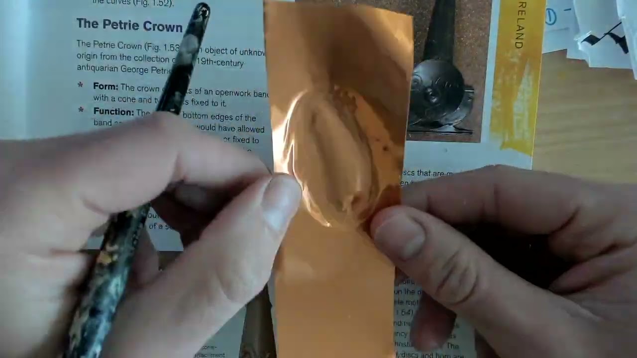 Metalwork Technique - Chasing - Leaving Cert Art