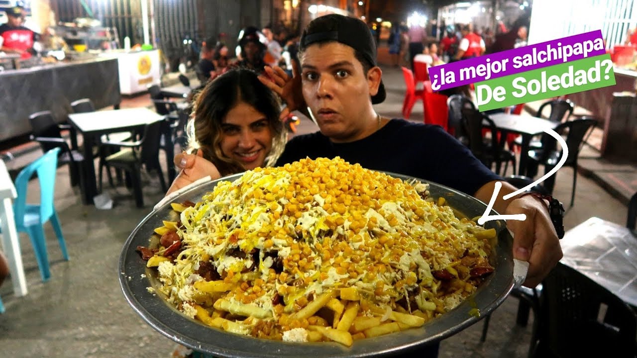 La CALLE DEL HAMBRE en SOLEDAD 🤤 Comida Callejera 🥪