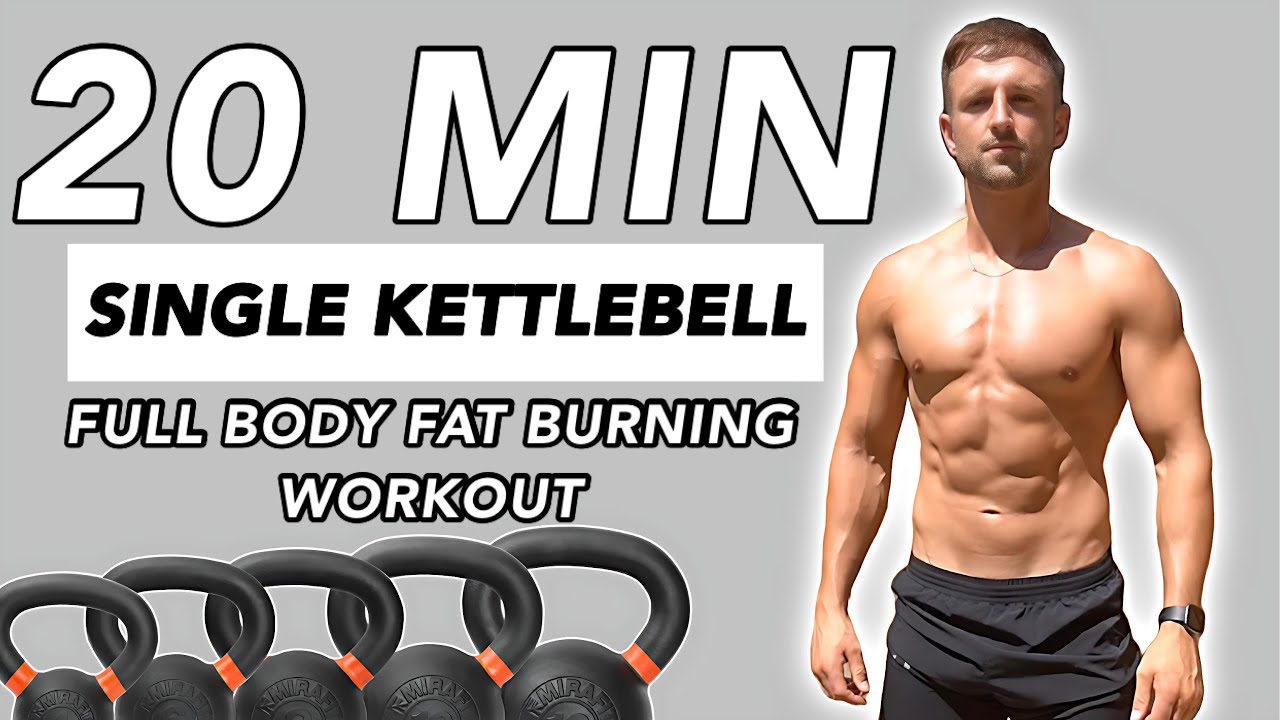 20 MIN: SHREDDED Full Body Single Kettlebell Workout