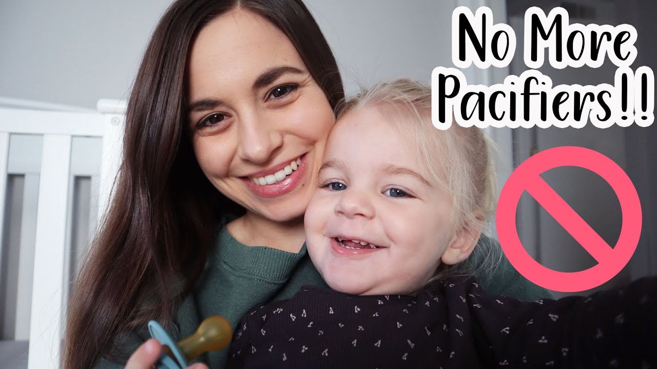 TAKING AWAY MY TODDLER'S PACIFIERS | CUTTING HOLES METHOD