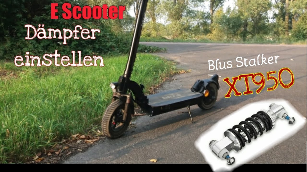 E- Scooter 🛴Federgabel Dämpfer einstellen🔧 Blus Stalker Xt950