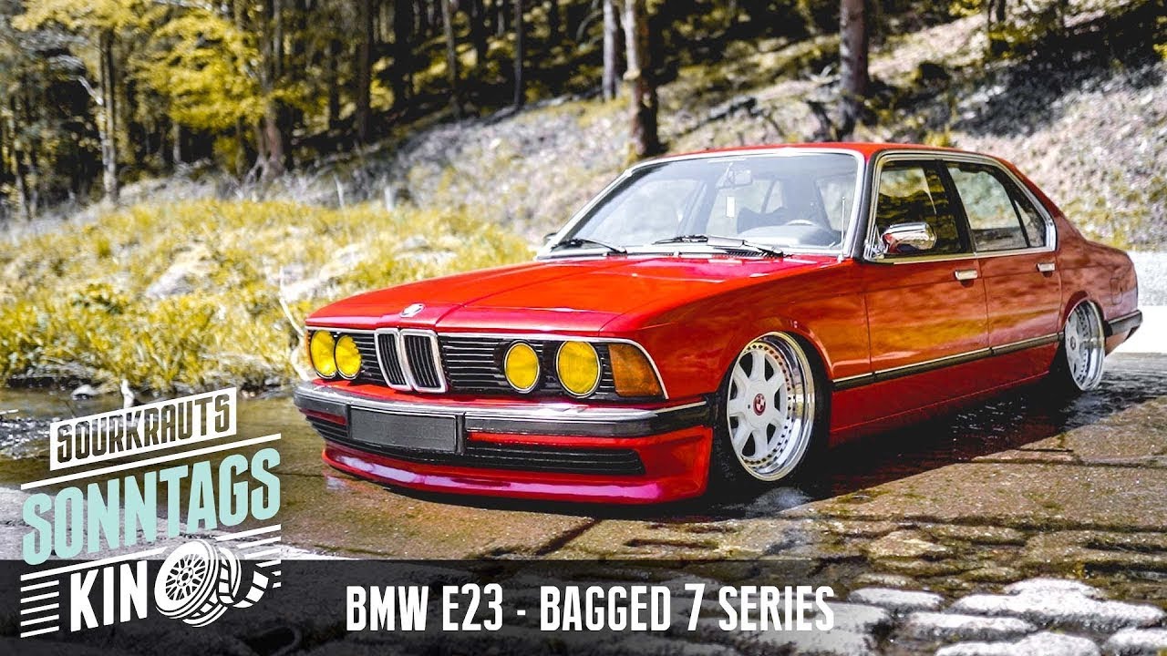 Bagged BMW E23 | gediegener 7er | Sourkrauts Sonntagskino