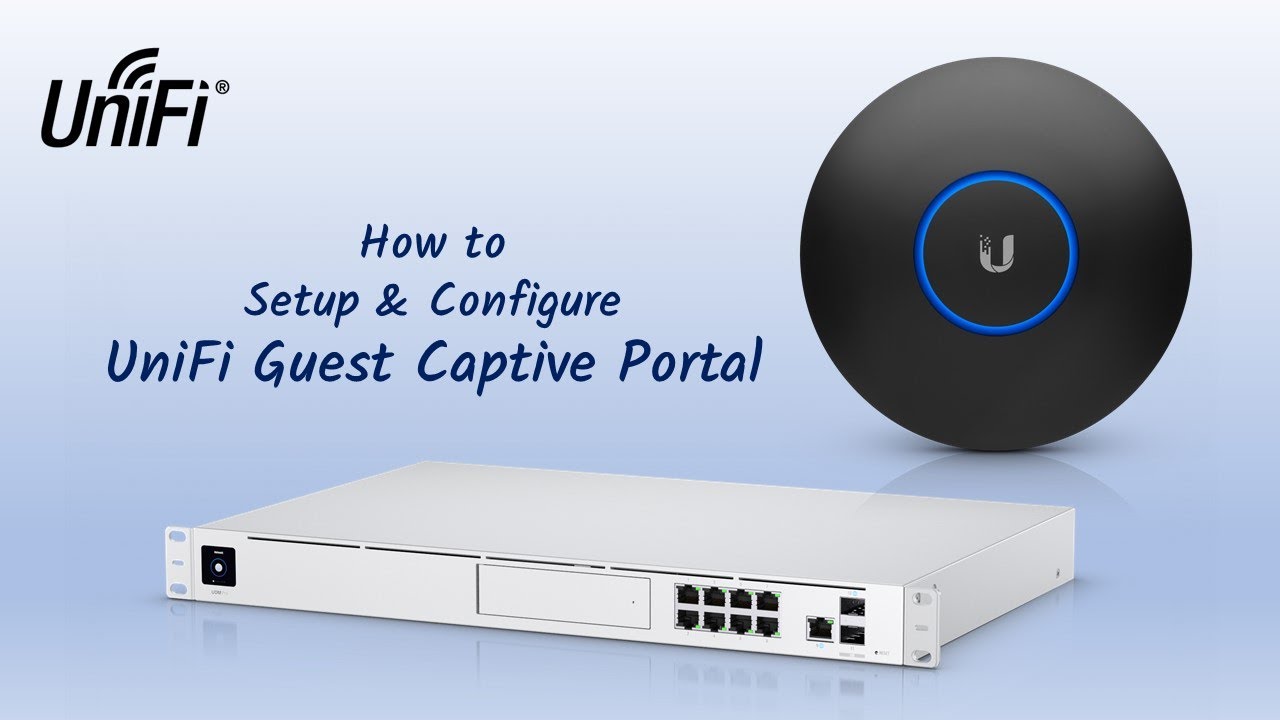 Unifi Guest Portal Setup And Configure: Learn how to set up WiFi Access for your guests.