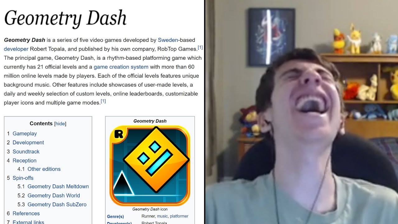 Reading the Geometry Dash Wikipedia Article (and then submitting it)