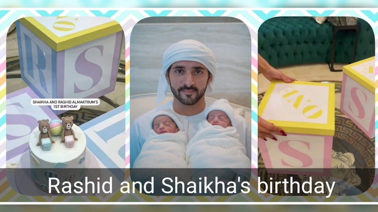 Rashid and Shaikha's Birthday Celebration| (فزاع  sheikh Hamdan's kids) #fazza #sheikhhamdan #dubai