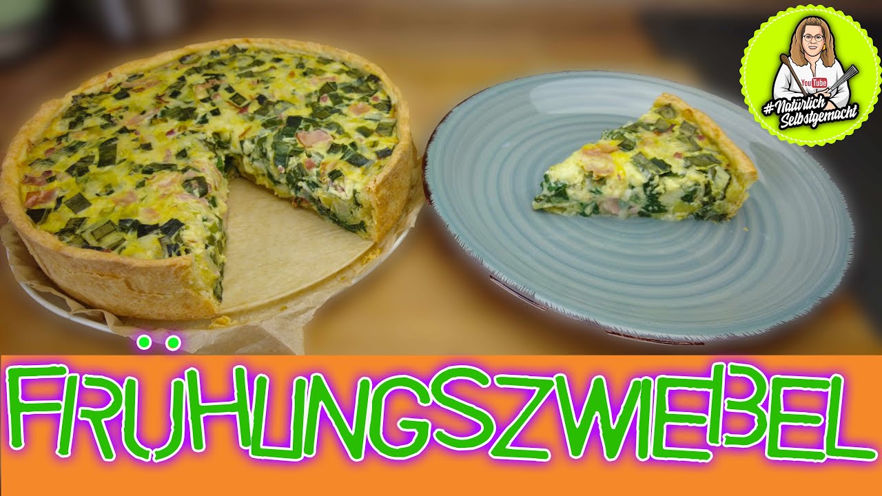 Frühlingszwiebelkuchen - warm und kalt super lecker