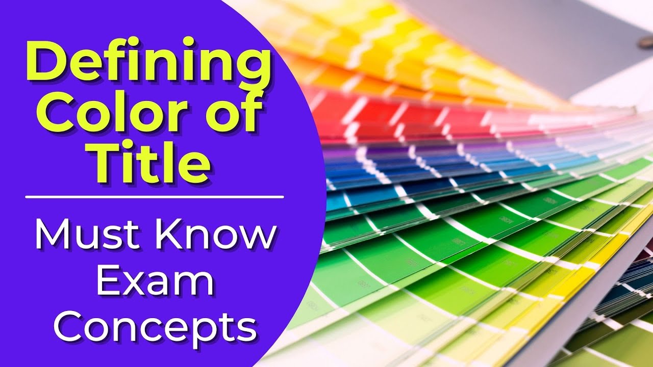 Color of Title: What is it? Real estate license exam questions.