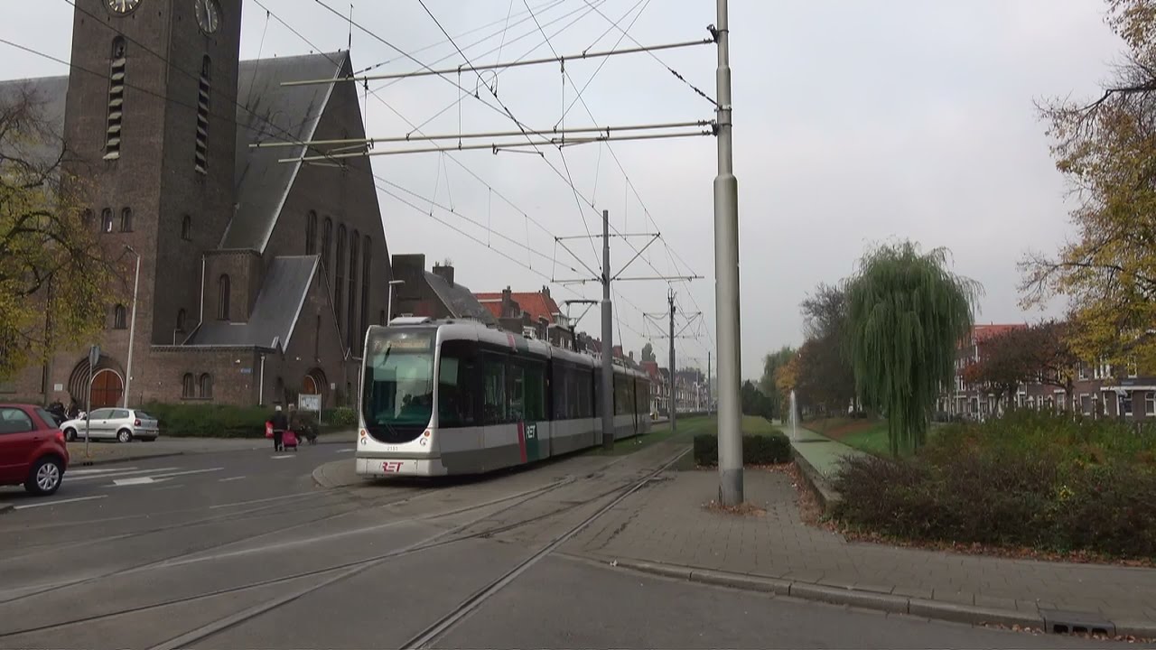 RET Alstom Citadis 2151 Breeplein te Rotterdam | tramlijn 25