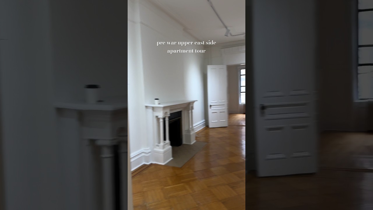 Here is an empty apartment tour of my new pre war upper east side apartment! #nycapartment #nyc