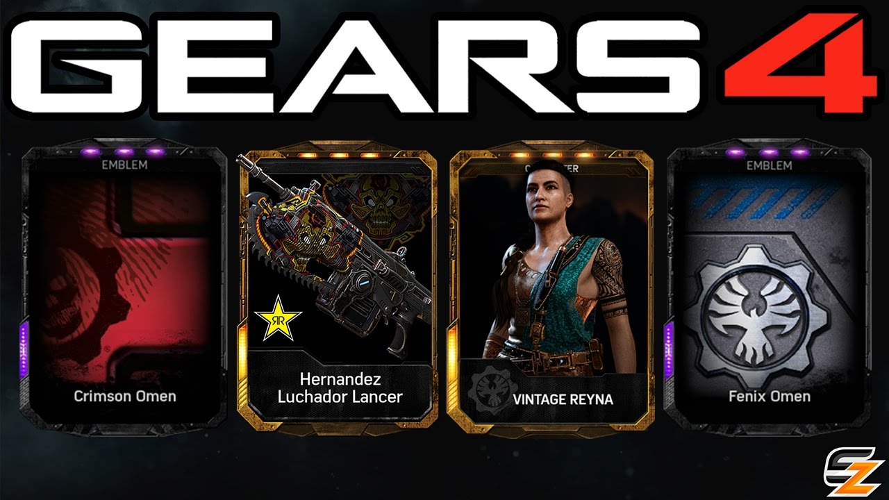 Gears of War 4 &ndash; Exclusive DLC Characters, Weapon Skins & Emblems! (Gears of War 4 Exclusives)