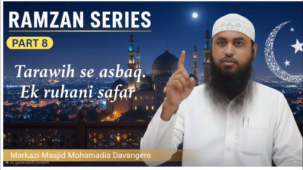 🔴 Live Bayan | Ramzan Series Part 9 | Tarawih Se Asbaq | Samiullah Jamai