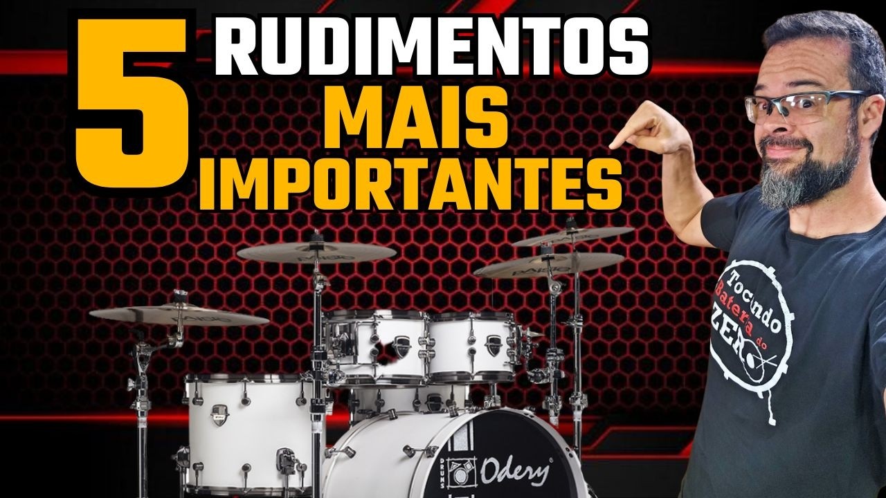 Sem estes Rudimentos você não é Baterista! 