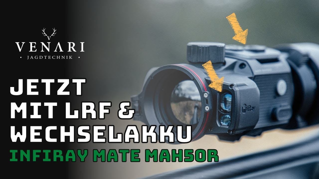 InfiRay MATE MAH50R: Laser-Entfernungsmesser am Vorsatzgerät