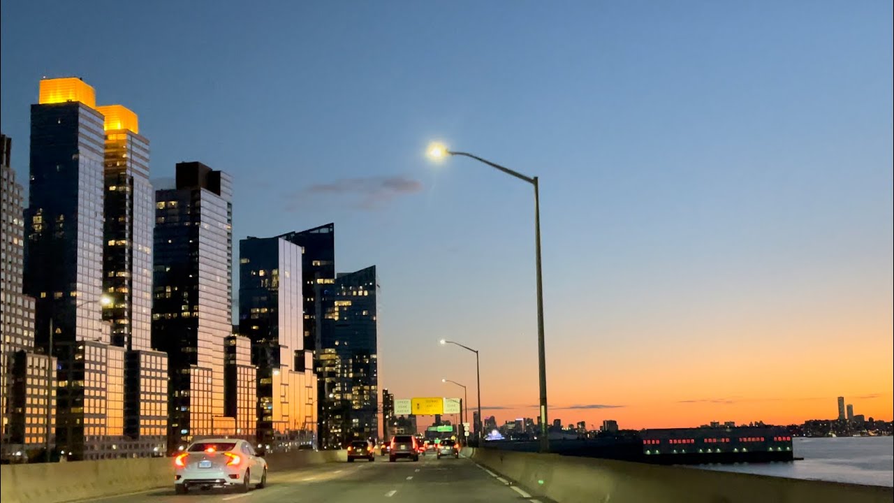 George Washington Bridge to Lower Manhattan via West Side Drive