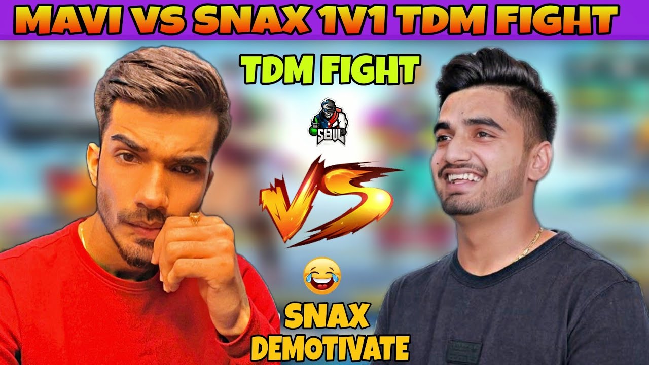 MAVI vs SNAX 1v1 Tdm Fight😲 | Snax Demotivate | Snax Shock By Mavi