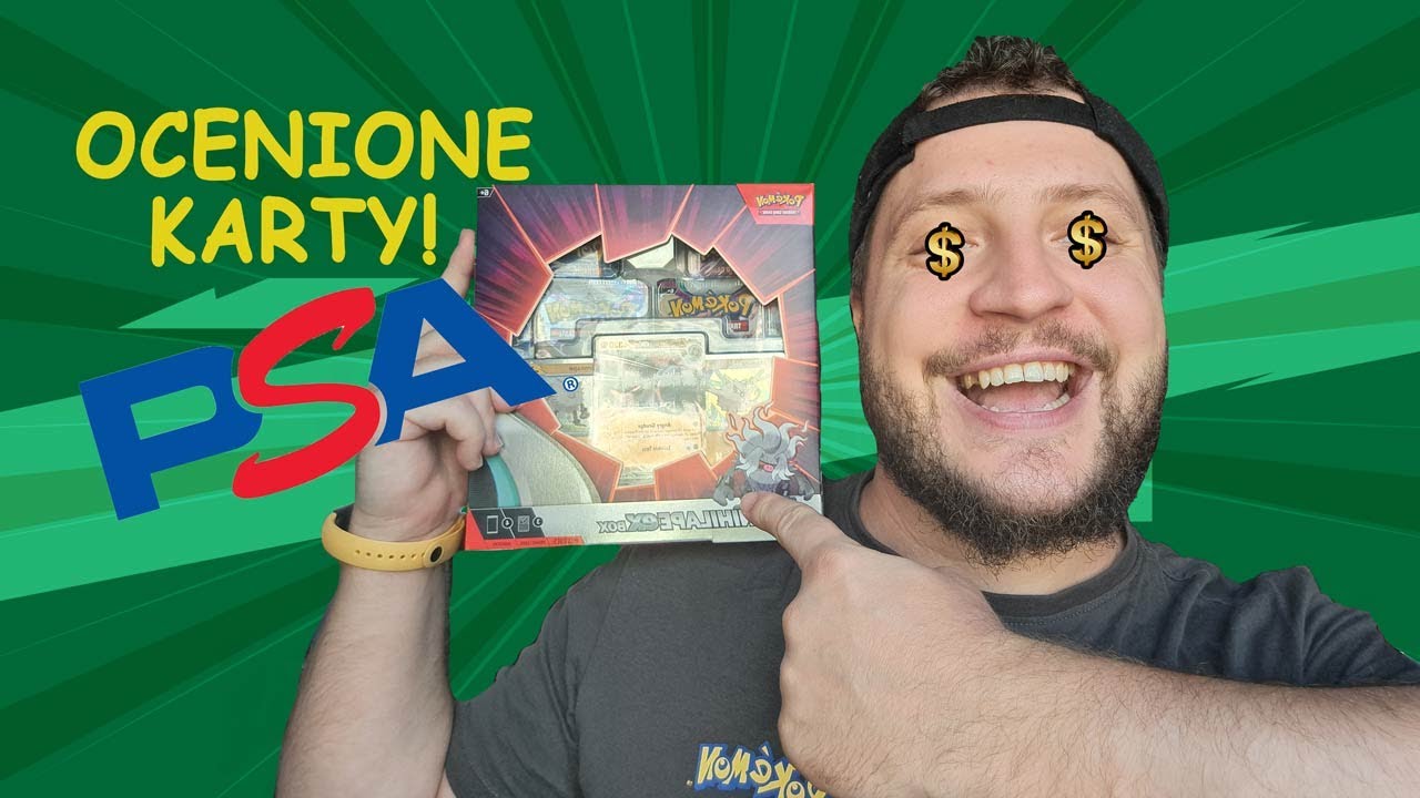 🤑ZGREJDOWAŁEM KARTY POKEMON W PSA!🤑 i Annihilape EX Box