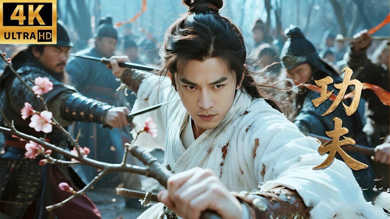 🔥小伙用樹枝當兵器，竟挑戰十位武林高手，逆天翻盤！#kongfu #movie #chinesedrama #武侠片