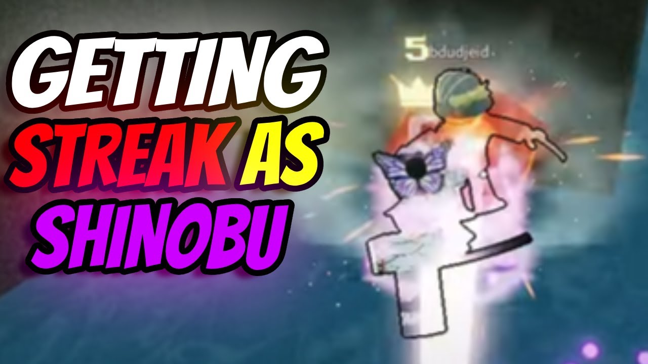 GETTING KILL STREAKS AS SHINOBU IN ROGUE DEMON (I'M PRO)