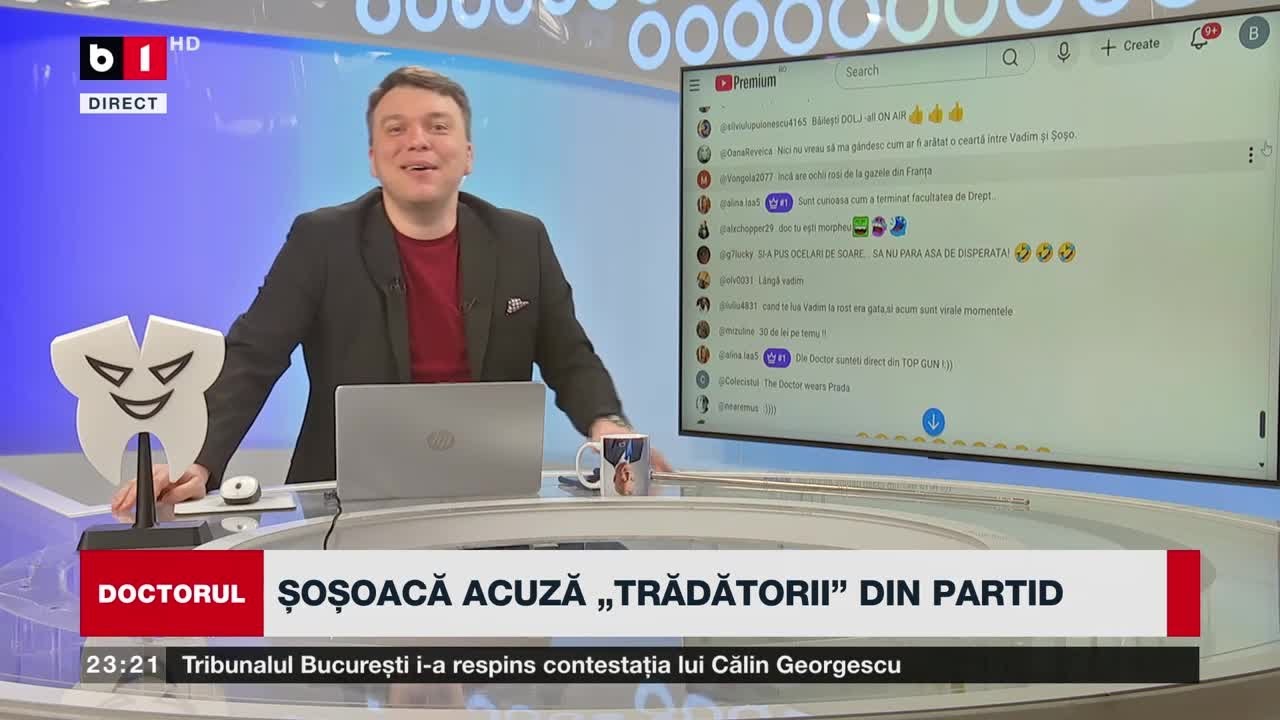 DOCTORUL. PSD-IȘTII SE REVOLTĂ CONTRA LUI GRINDEANU / ȘOȘOACĂ, FURIOASĂ PE CLEMENT SAVA_B1TV_9 feb.