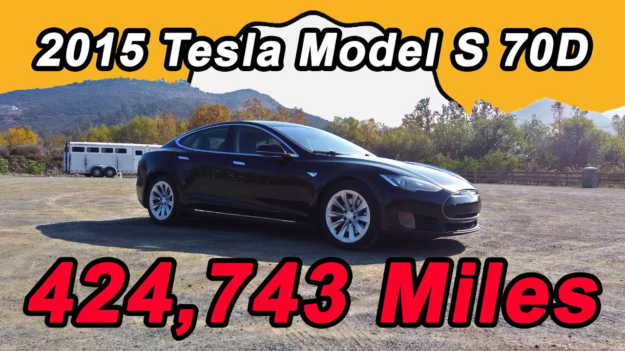 Обзор Tesla Model S 70D 2015 года с пробегом 425 000 миль