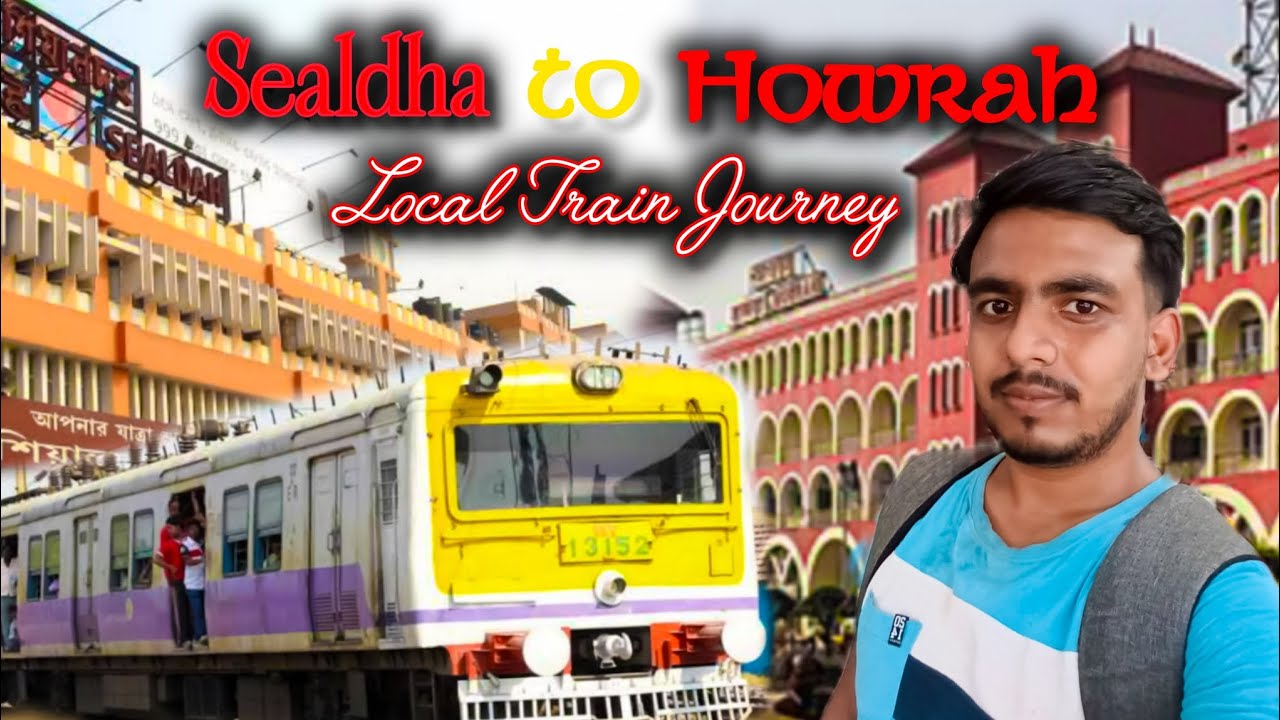 শিয়ালদা থেকে হাওড়া লোকাল ট্রেনে জার্নি | Sealdah to Howrah Local Train Journey Vlog | Travel Vlog