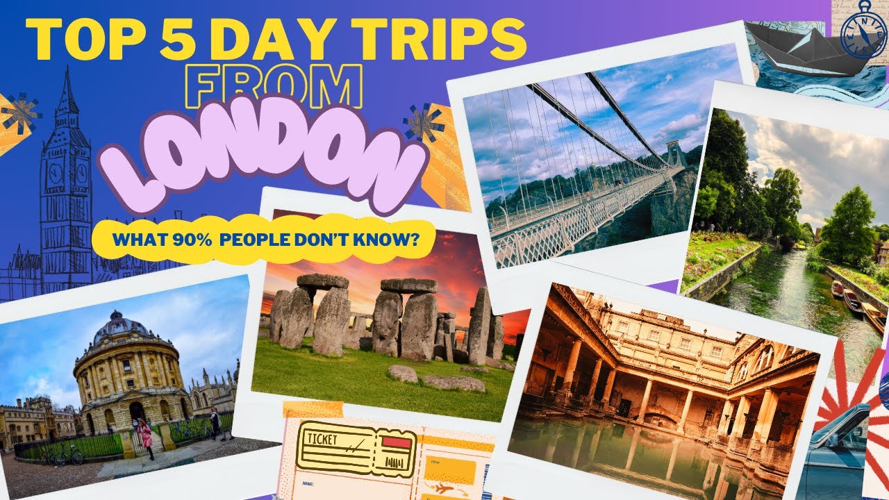TOP 5 - DAY TRIPS FROM LONDON  | MUST WATCH IF YOU ARE PLANNING YOUR LONDON TRIP
